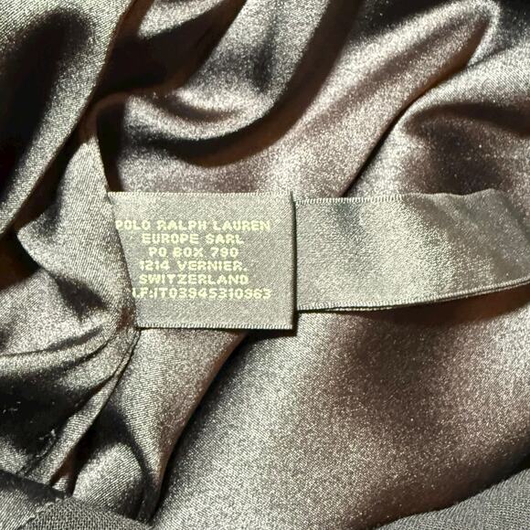 Ralph Lauren Black Label Wool Sheath Dress Square Notch Neck Black - Size 10 - Picture 7 of 11